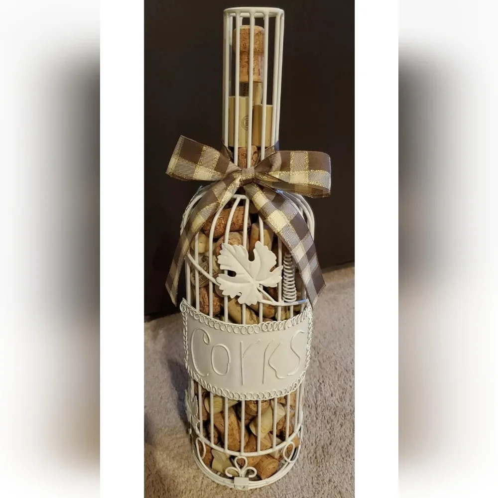 WINE BOTTLE CORK HOLDER STORAGE